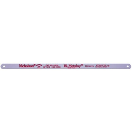 CRESCENT NICHOLSON Blade Hacksaw Steel 12In 18Tpi 62826N-02